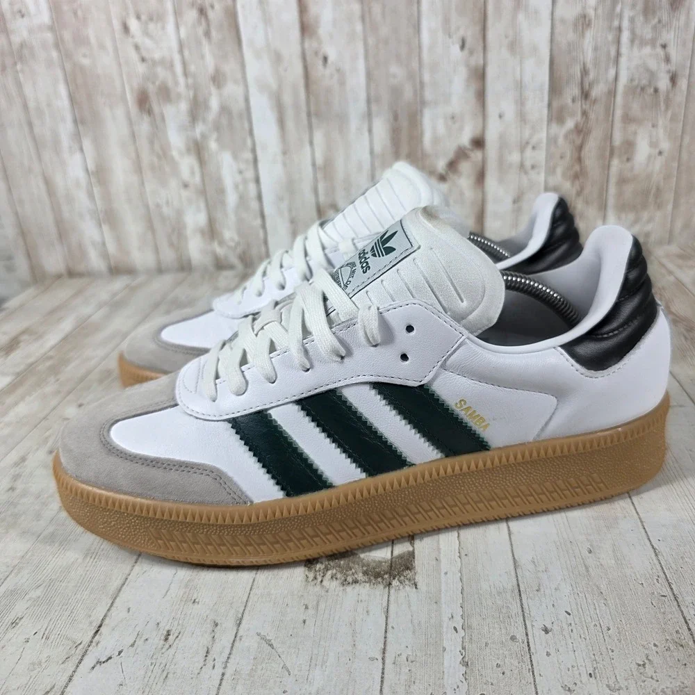 Adidas Samba XLG White Collegiate Green Gum IE9181 Mens Size 11 Sneakers